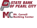 The State Bank of Pearl City and Mt Carrol Banking Center Logo